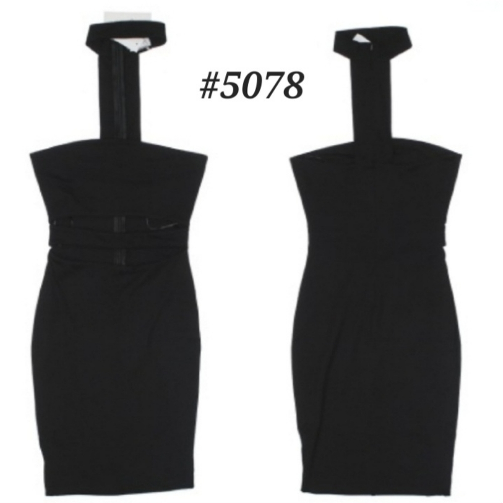 LF ALOT NEW! black choker cocktail dress XS🤍